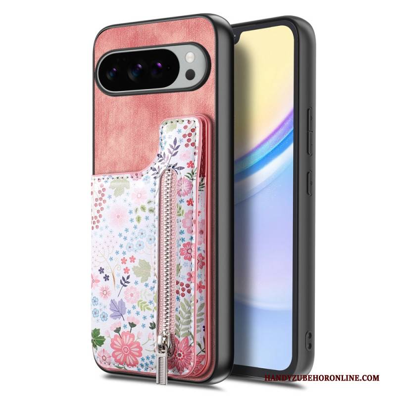 Hülle Google Pixel 10 Pro Xl Geldbörse Mit Blumenmuster