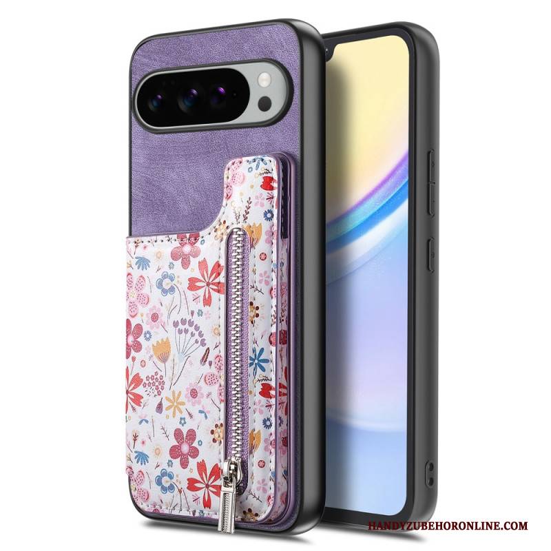 Hülle Google Pixel 10 Pro Xl Geldbörse Mit Blumenmuster