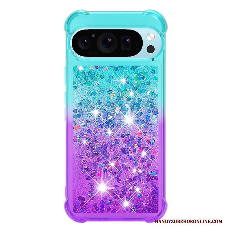 Hülle Google Pixel 10 Pro Xl Handyhülle Glitzer-farbverlauf