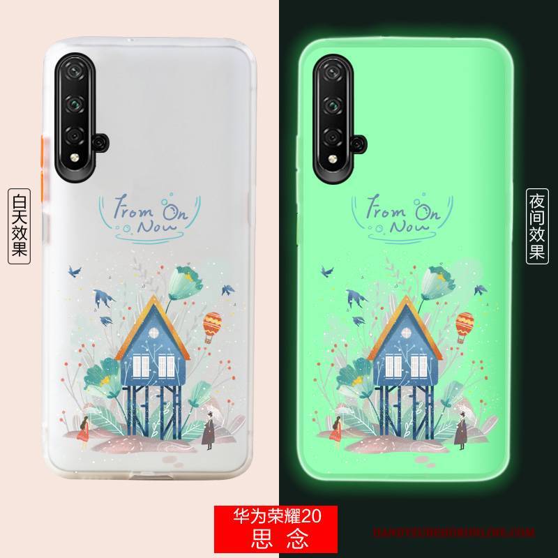 Hülle Honor 20 Pro Kreativ Anti-sturz Handyhüllen, Case Honor 20 Pro Mode Weiß Trend