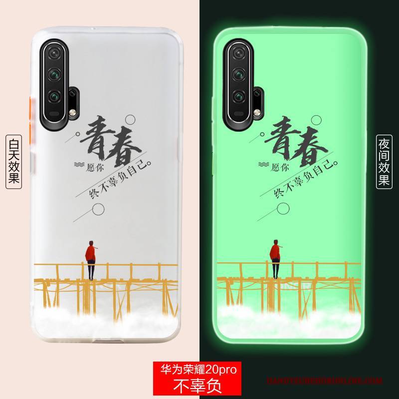 Hülle Honor 20 Pro Kreativ Anti-sturz Handyhüllen, Case Honor 20 Pro Mode Weiß Trend