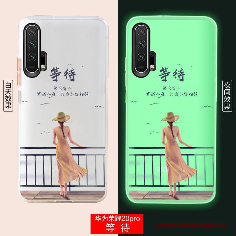 Hülle Honor 20 Pro Kreativ Anti-sturz Handyhüllen, Case Honor 20 Pro Mode Weiß Trend