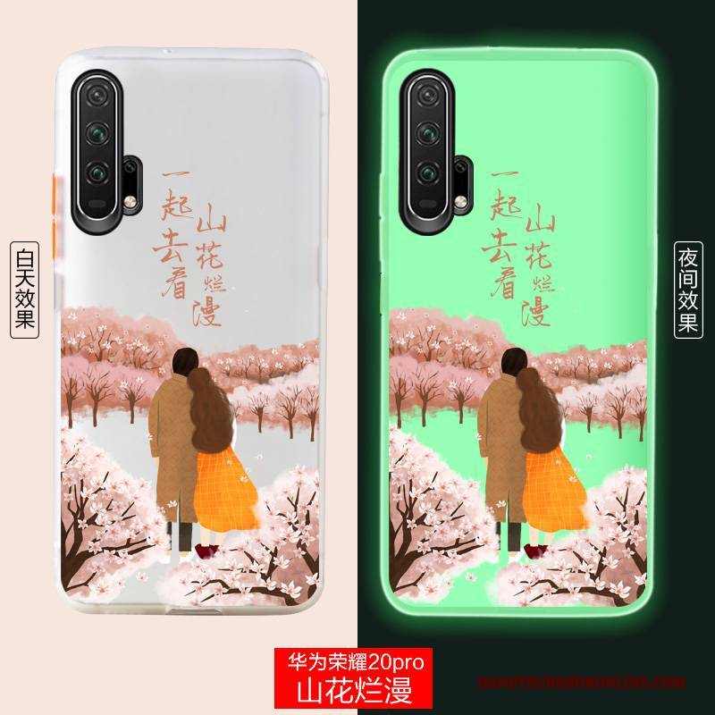 Hülle Honor 20 Pro Kreativ Anti-sturz Handyhüllen, Case Honor 20 Pro Mode Weiß Trend