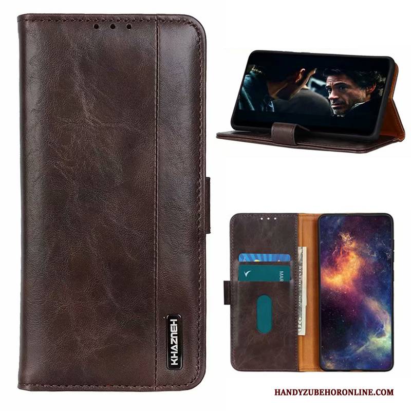 Hülle Honor 30 Leder Handyhüllen Rot, Case Honor 30 Taschen High-end