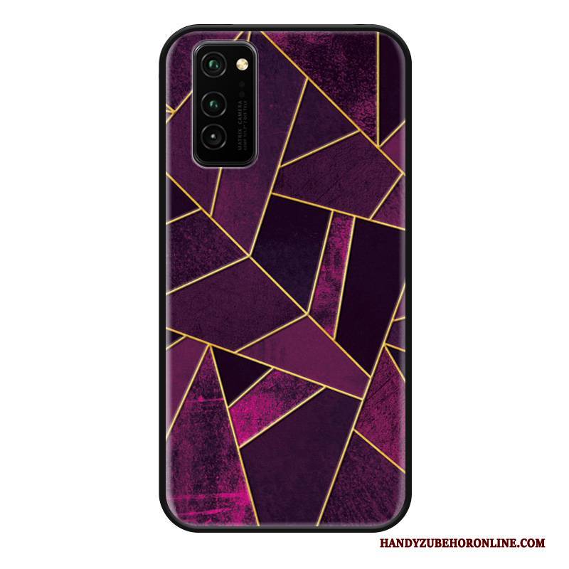 Hülle Honor View30 Pro Schutz Hängende Verzierungen Geometrie, Case Honor View30 Pro Kreativ Handyhüllen Weiß