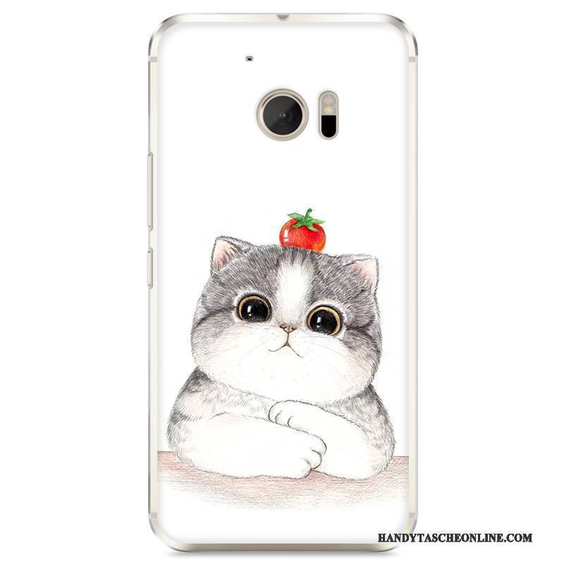 Hülle Htc 10 Gemalt Schlank Schwer, Case Htc 10 Karikatur Handyhüllen Rot