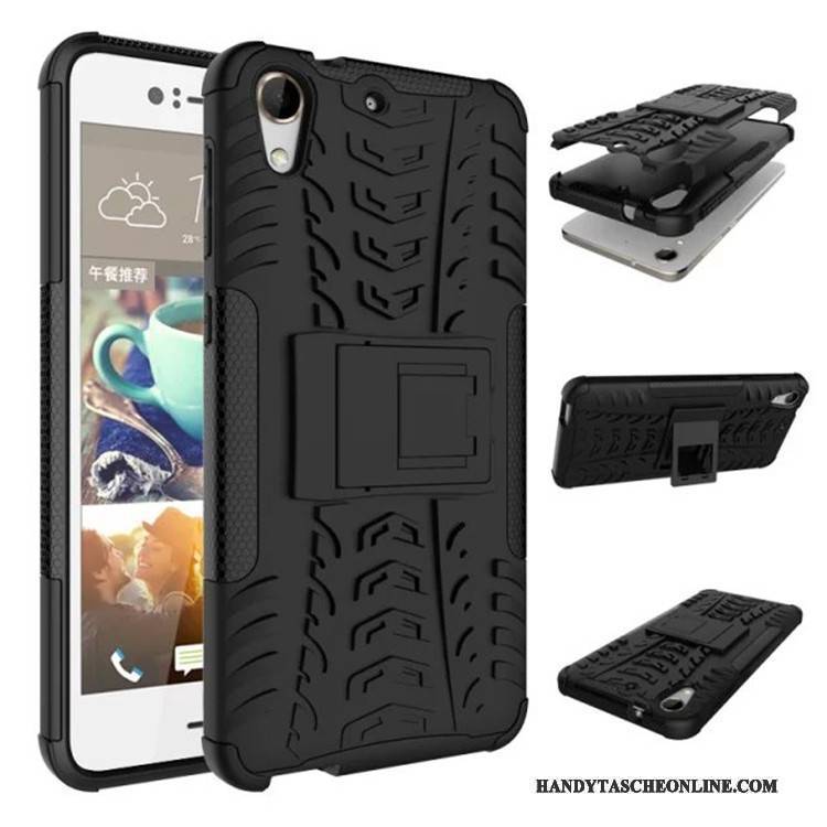Hülle Htc Desire 728 Schutz Handyhüllen Anti-sturz, Case Htc Desire 728 Rot Bunt