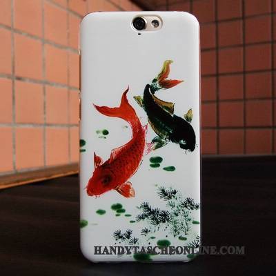 Hülle Htc One A9 Gemalt Weiß Trend, Case Htc One A9 Schutz Handyhüllen