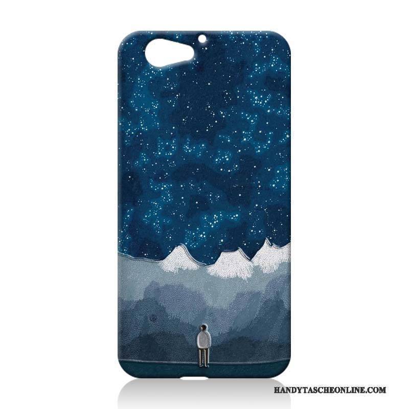 Hülle Htc One A9s Schutz Neu Handyhüllen, Case Htc One A9s Prägung Schwarz Anti-sturz