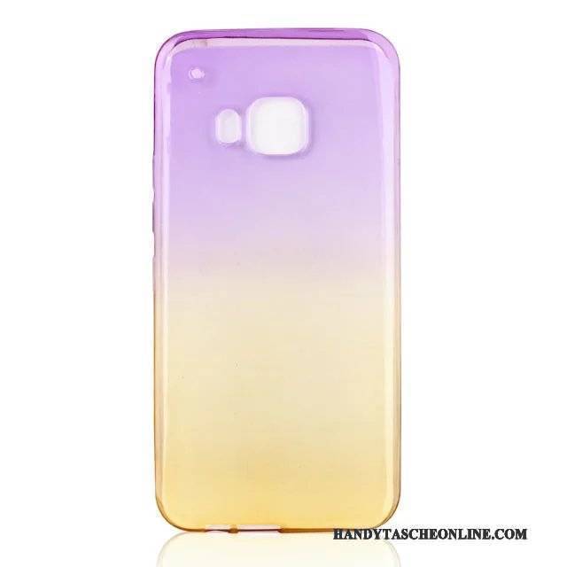 Hülle Htc One M9 Weiche Farbverlauf Handyhüllen, Case Htc One M9 Schutz Lichtfarbe Grün