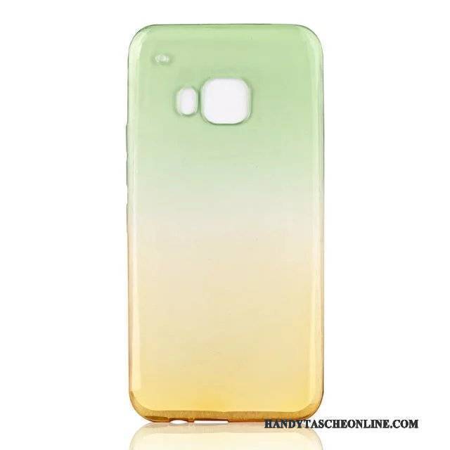 Hülle Htc One M9 Weiche Farbverlauf Handyhüllen, Case Htc One M9 Schutz Lichtfarbe Grün