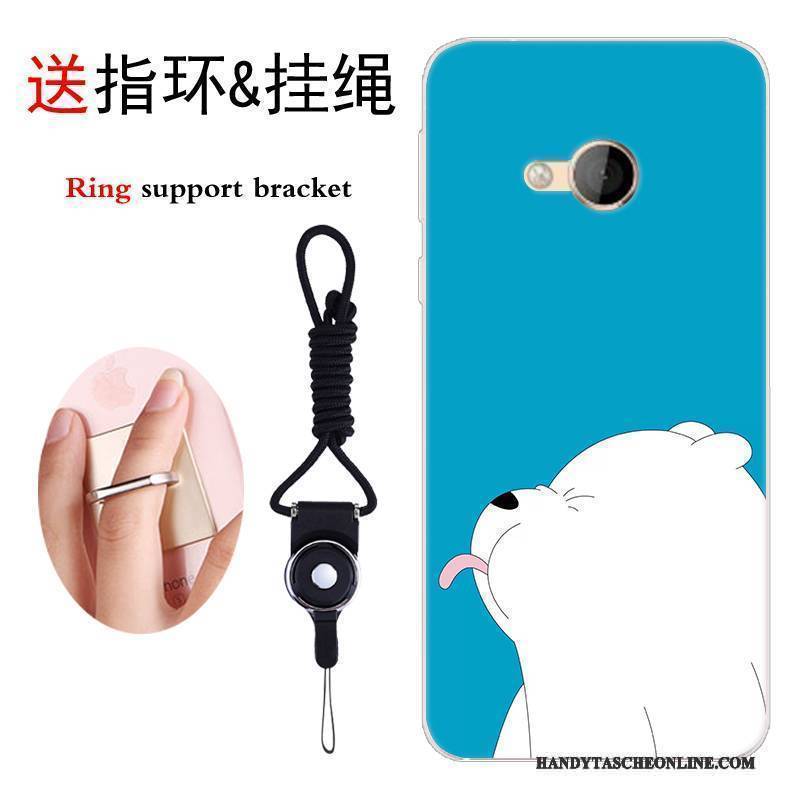 Hülle Htc U Play Taschen Persönlichkeit Handyhüllen, Case Htc U Play Karikatur Grau Anti-sturz