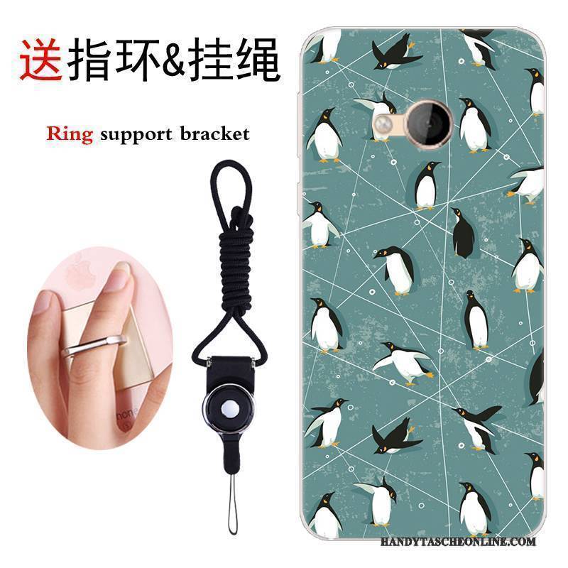 Hülle Htc U Play Taschen Persönlichkeit Handyhüllen, Case Htc U Play Karikatur Grau Anti-sturz
