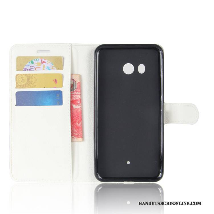 Hülle Htc U11 Geldbörse Karte Rot, Case Htc U11 Schutz Handyhüllen Anti-sturz
