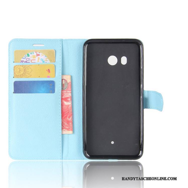 Hülle Htc U11 Geldbörse Karte Rot, Case Htc U11 Schutz Handyhüllen Anti-sturz