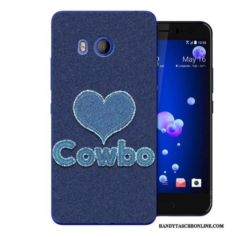 Hülle Htc U11 Karikatur Persönlichkeit Anti-sturz, Case Htc U11 Weiche Rosa Handyhüllen