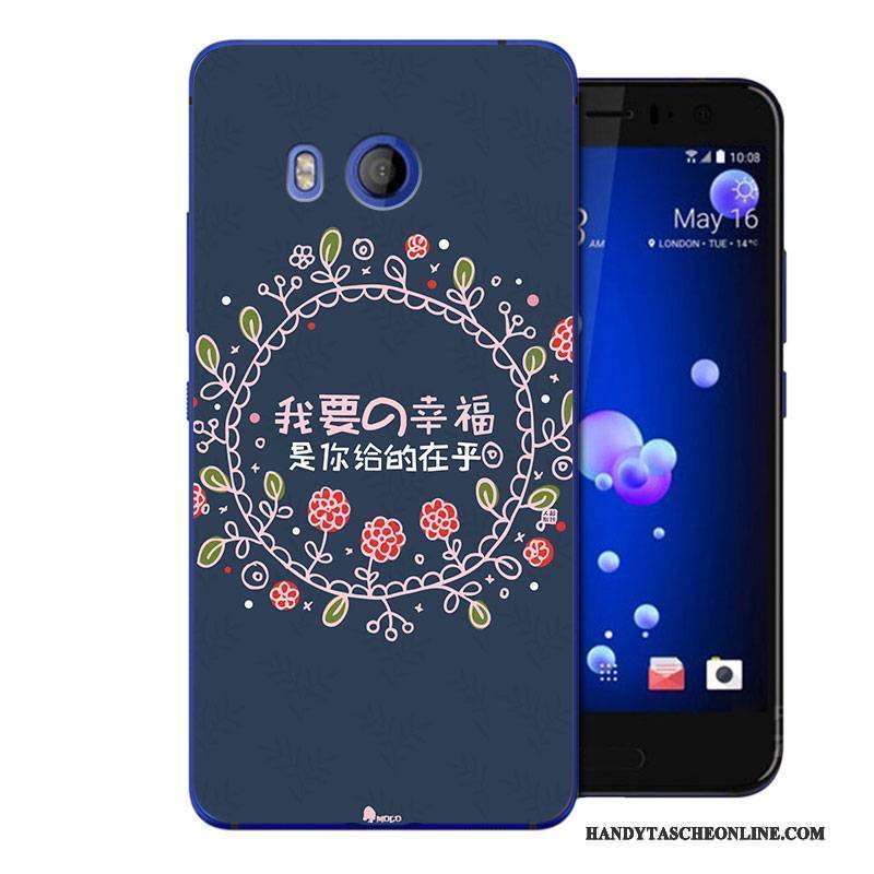 Hülle Htc U11 Karikatur Persönlichkeit Anti-sturz, Case Htc U11 Weiche Rosa Handyhüllen