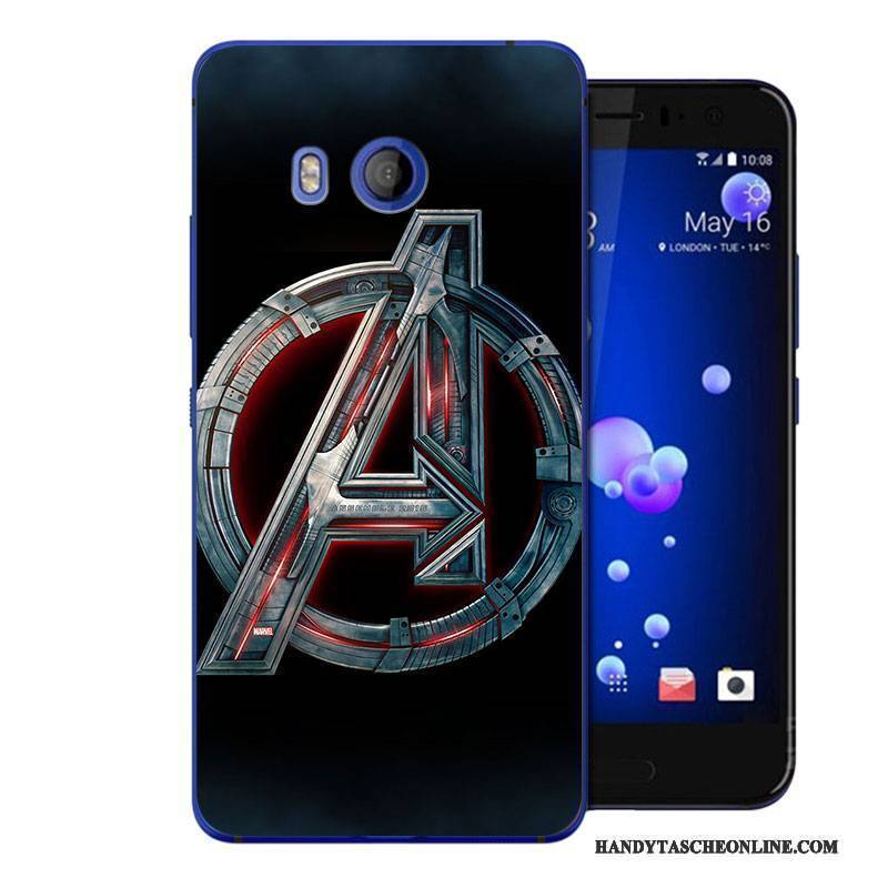 Hülle Htc U11 Karikatur Persönlichkeit Anti-sturz, Case Htc U11 Weiche Rosa Handyhüllen