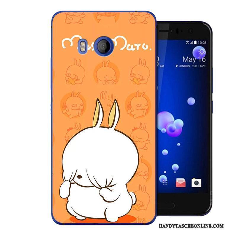Hülle Htc U11 Karikatur Persönlichkeit Anti-sturz, Case Htc U11 Weiche Rosa Handyhüllen