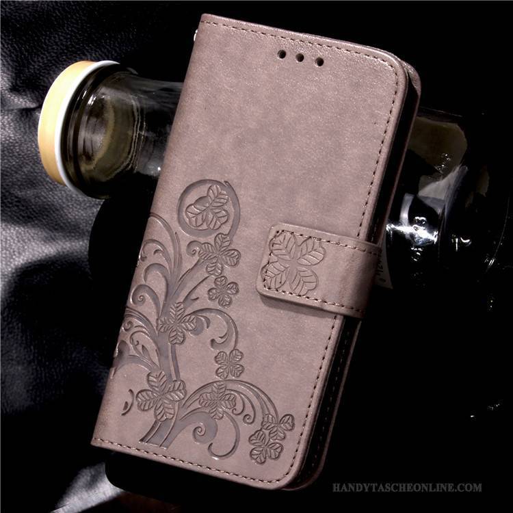 Hülle Huawei Ascend G7 Schutz Rot Handyhüllen, Case Huawei Ascend G7 Lederhülle