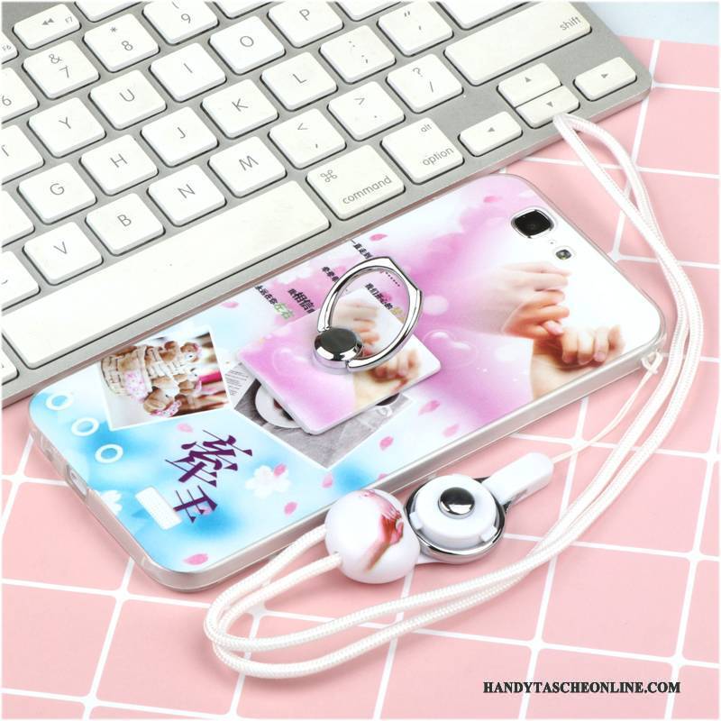 Hülle Huawei Ascend G7 Silikon Trend Anti-sturz, Case Huawei Ascend G7 Schutz Blau Hängende Verzierungen