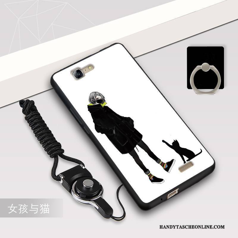 Hülle Huawei Ascend G7 Silikon Weiß Persönlichkeit, Case Huawei Ascend G7 Schutz Handyhüllen Nubuck