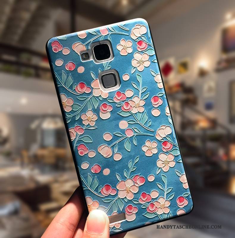 Hülle Huawei Ascend Mate 7 Farbe Persönlichkeit Handyhüllen, Case Huawei Ascend Mate 7 Kreativ Neu Anti-sturz