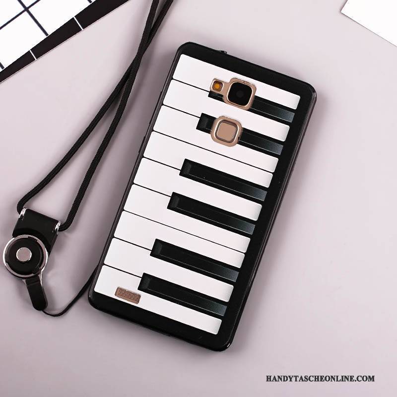 Hülle Huawei Ascend Mate 7 Taschen Handyhüllen Anti-sturz, Case Huawei Ascend Mate 7 Trend Weiß