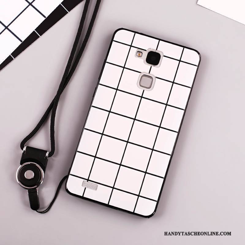 Hülle Huawei Ascend Mate 7 Taschen Handyhüllen Anti-sturz, Case Huawei Ascend Mate 7 Trend Weiß