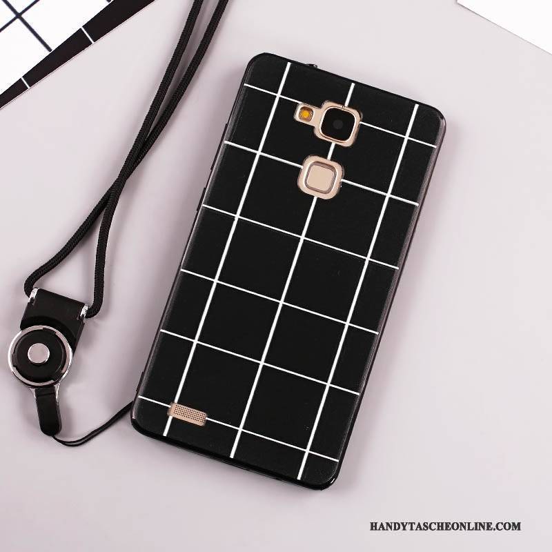 Hülle Huawei Ascend Mate 7 Taschen Handyhüllen Anti-sturz, Case Huawei Ascend Mate 7 Trend Weiß