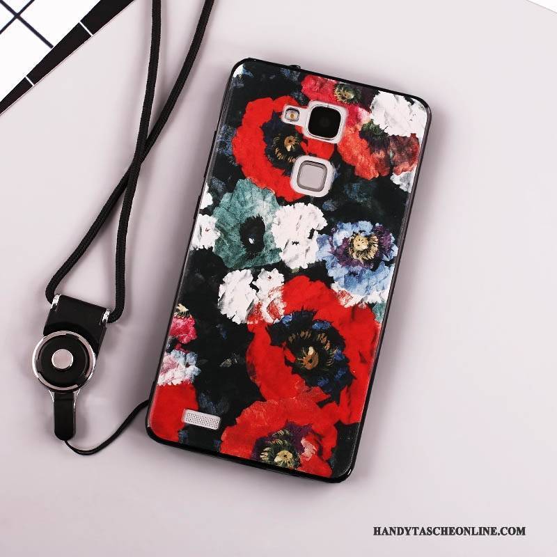 Hülle Huawei Ascend Mate 7 Taschen Handyhüllen Anti-sturz, Case Huawei Ascend Mate 7 Trend Weiß