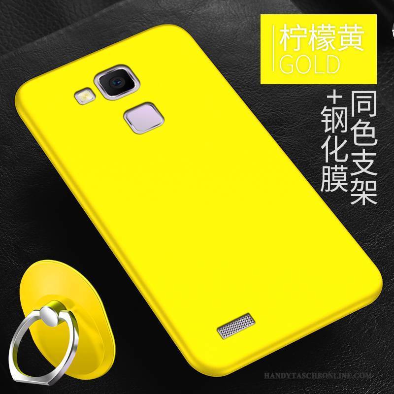 Hülle Huawei Ascend Mate 7 Weiche Anti-sturz Handyhüllen, Case Huawei Ascend Mate 7 Taschen Nubuck Rot