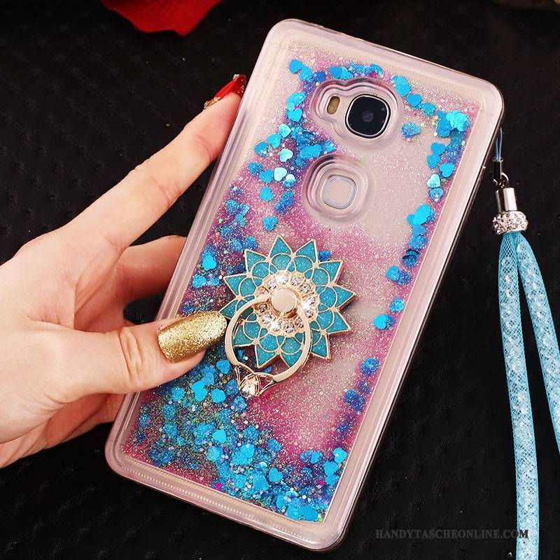 Hülle Huawei G7 Plus Schutz Blau Handyhüllen, Case Huawei G7 Plus Weiche
