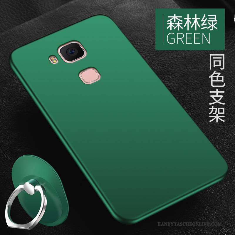Hülle Huawei G7 Plus Silikon Rot Einfach, Case Huawei G7 Plus Schutz Trend Persönlichkeit