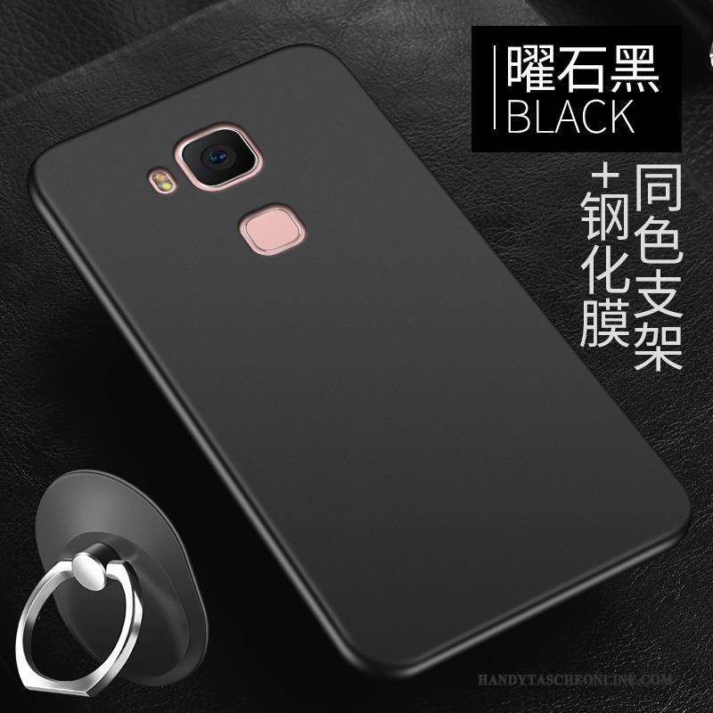 Hülle Huawei G7 Plus Silikon Rot Einfach, Case Huawei G7 Plus Schutz Trend Persönlichkeit