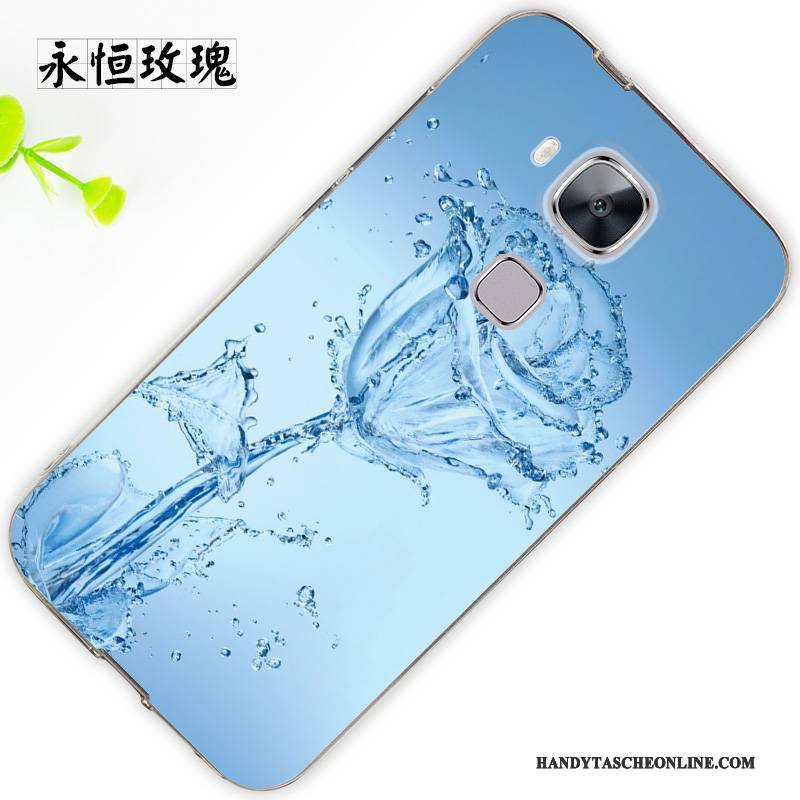Hülle Huawei G7 Plus Silikon Trend Anti-sturz, Case Huawei G7 Plus Schutz Hängende Verzierungen Weiß
