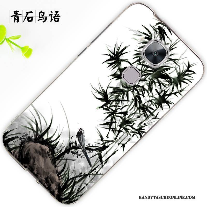 Hülle Huawei G7 Plus Silikon Trend Anti-sturz, Case Huawei G7 Plus Schutz Hängende Verzierungen Weiß
