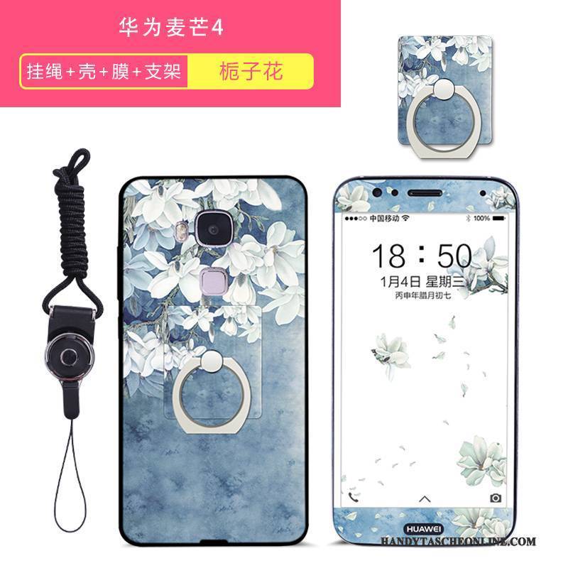 Hülle Huawei G7 Plus Taschen Trend Persönlichkeit, Case Huawei G7 Plus Silikon Rosa Anti-sturz