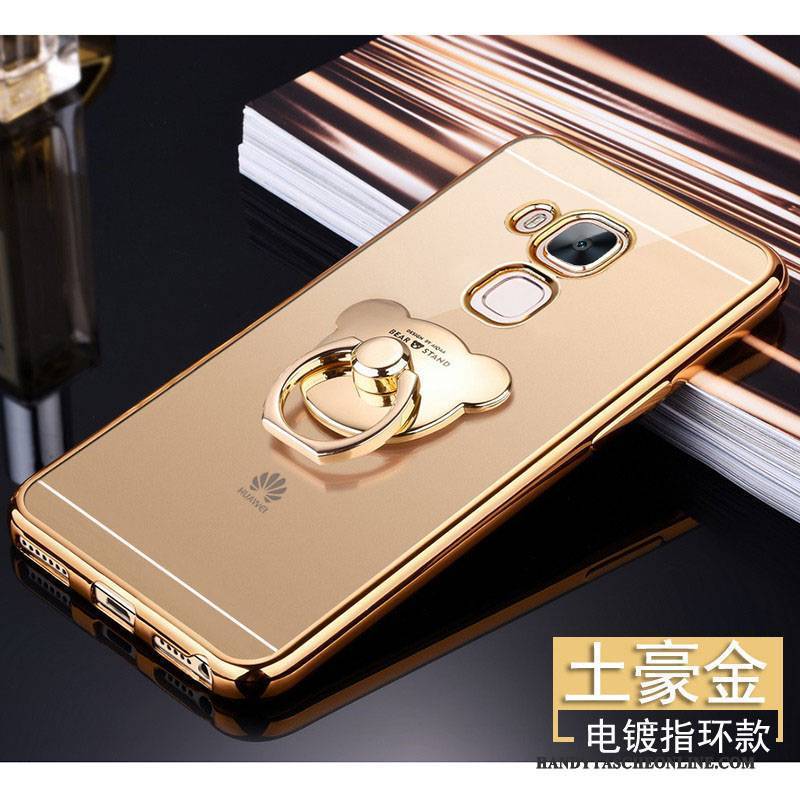 Hülle Huawei G7 Plus Weiche Anti-sturz Transparent, Case Huawei G7 Plus Silikon Rosa Handyhüllen