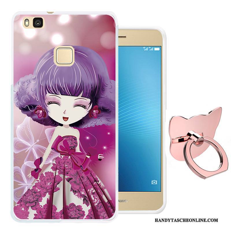 Hülle Huawei G9 Lite Weiche Handyhüllen Jugend, Case Huawei G9 Lite Karikatur Rosa