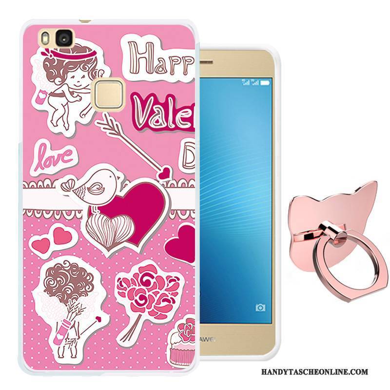 Hülle Huawei G9 Lite Weiche Handyhüllen Jugend, Case Huawei G9 Lite Karikatur Rosa
