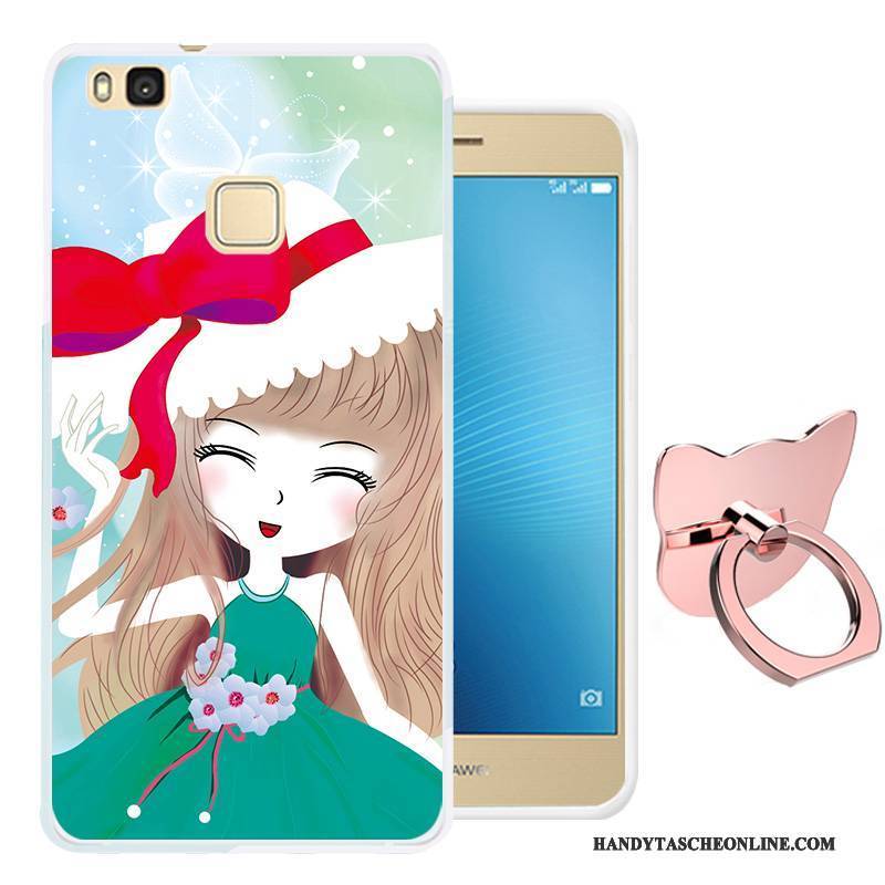 Hülle Huawei G9 Lite Weiche Handyhüllen Jugend, Case Huawei G9 Lite Karikatur Rosa