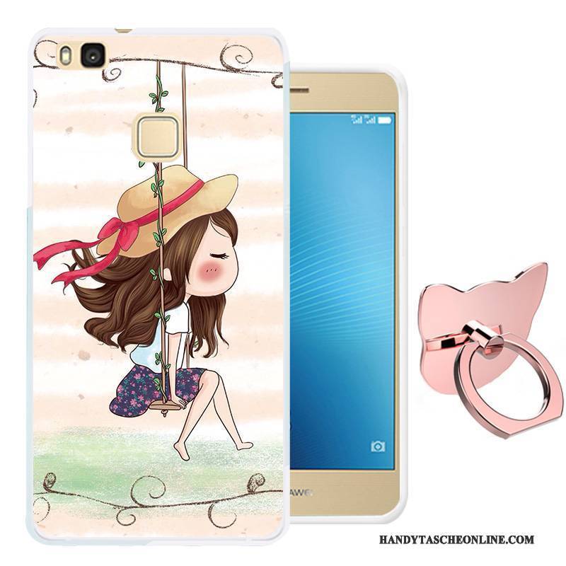 Hülle Huawei G9 Lite Weiche Handyhüllen Jugend, Case Huawei G9 Lite Karikatur Rosa