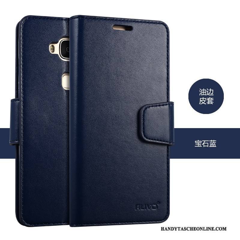 Hülle Huawei G9 Plus Folio Handyhüllen Hellblau, Case Huawei G9 Plus Silikon
