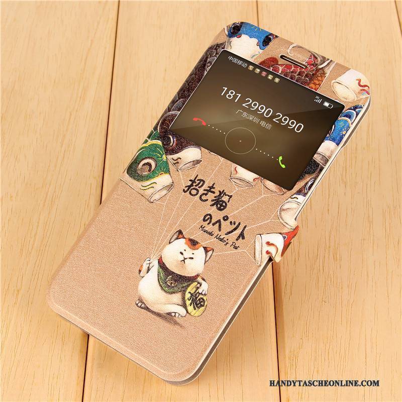 Hülle Huawei G9 Plus Kreativ Lila Anti-sturz, Case Huawei G9 Plus Schutz Handyhüllen Nette
