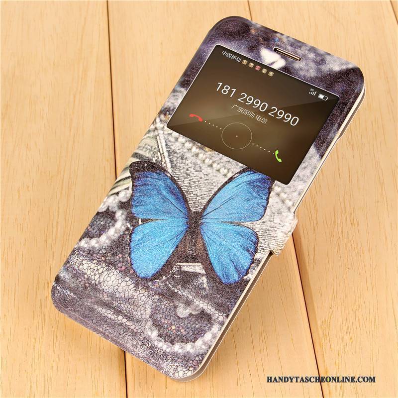 Hülle Huawei G9 Plus Kreativ Lila Anti-sturz, Case Huawei G9 Plus Schutz Handyhüllen Nette