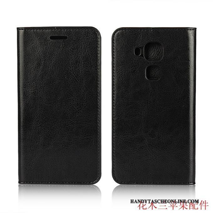 Hülle Huawei G9 Plus Leder Rot Anti-sturz, Case Huawei G9 Plus Folio Handyhüllen
