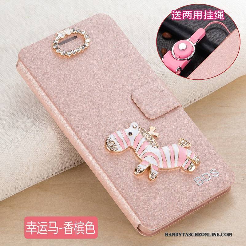 Hülle Huawei G9 Plus Lederhülle Hellblau Anti-sturz, Case Huawei G9 Plus Schutz Handyhüllen