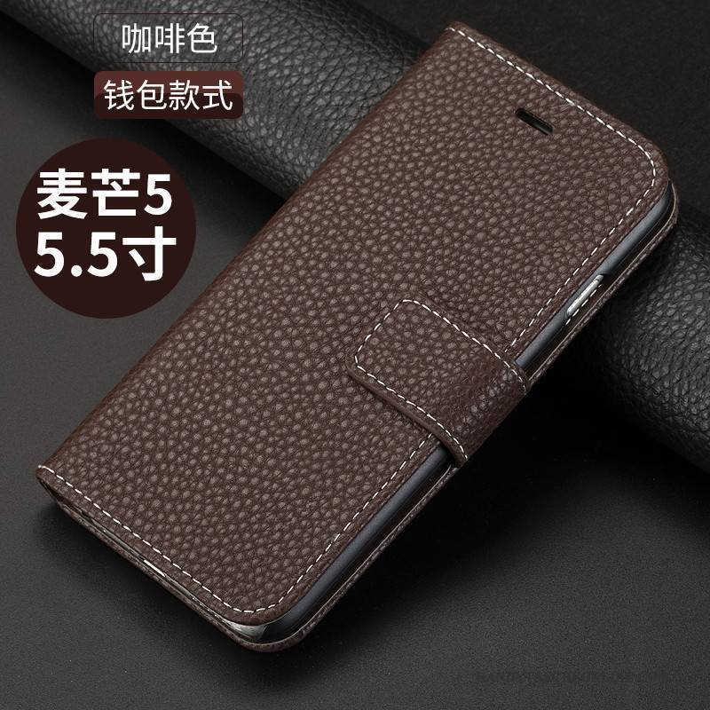 Hülle Huawei G9 Plus Taschen Anti-sturz Schwarz, Case Huawei G9 Plus Lederhülle Handyhüllen