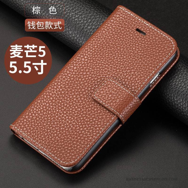 Hülle Huawei G9 Plus Taschen Anti-sturz Schwarz, Case Huawei G9 Plus Lederhülle Handyhüllen